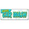 Signmission HAND CAR WASH BANNER SIGN detail wax car wash clean auto service B-Hand Car Wash - alternate 1